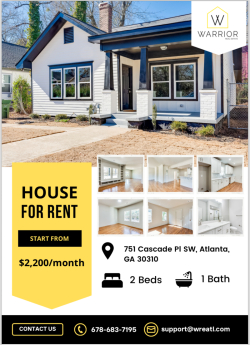 2 bd 1 ba Rental Property - Atlanta