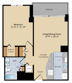 Spacious 1 BR Apartment for Sublease/Sublet