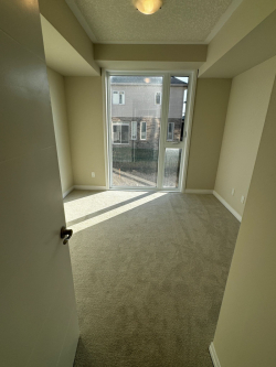 2 Bedroom , 2 Parkings, 2 washroom and lots of space stack townhouse on ground floor.